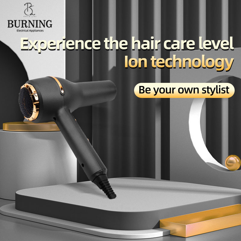 Black Gold Hot Air Hair Dryer